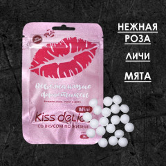 Леденцы Kiss Delice Mini - Роза, личи и мята